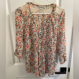Floral American Rag Top